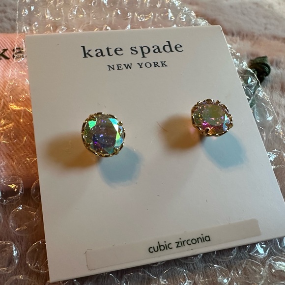 NWT Kate Spade New York Aurora Crystal Stud Earrings - Picture 2 of 5